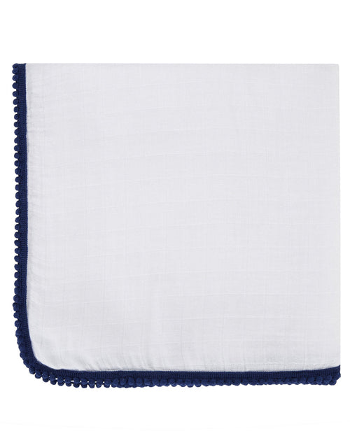 Bamboo & Cotton Pom Pom Swaddle