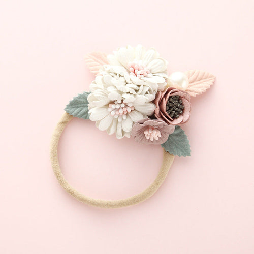 Floral Decoration Elastic Hair Tie