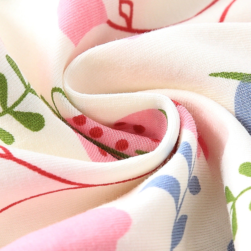 Girls Floral Pattern Pants