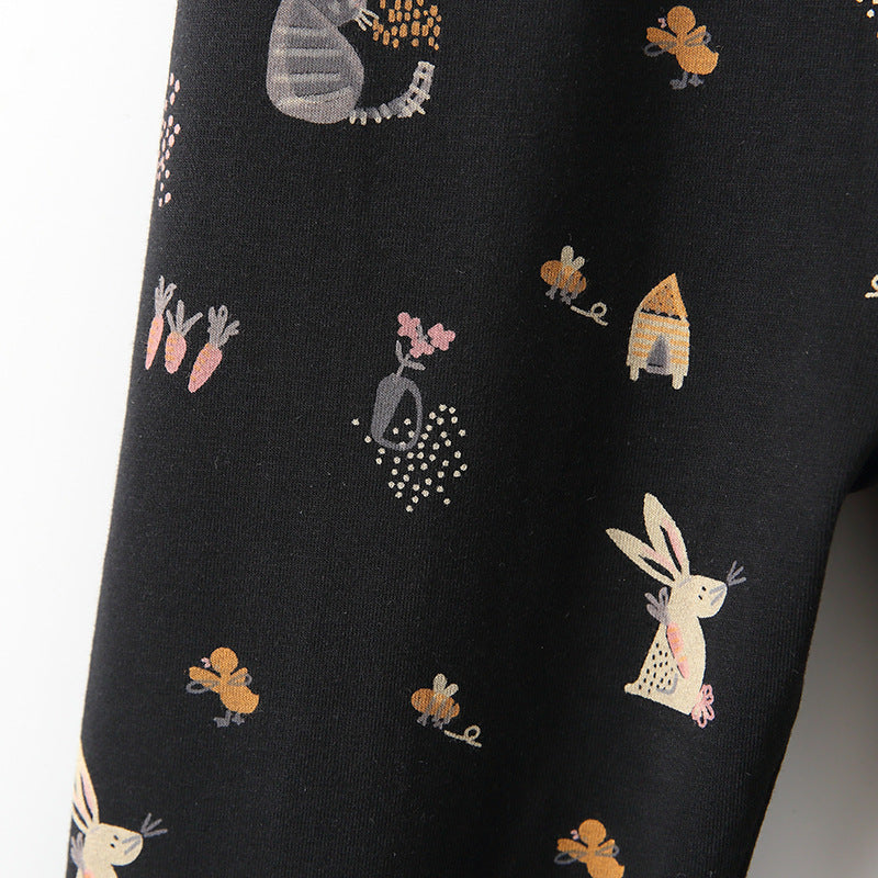 Animals Cartoon Pattern Pants