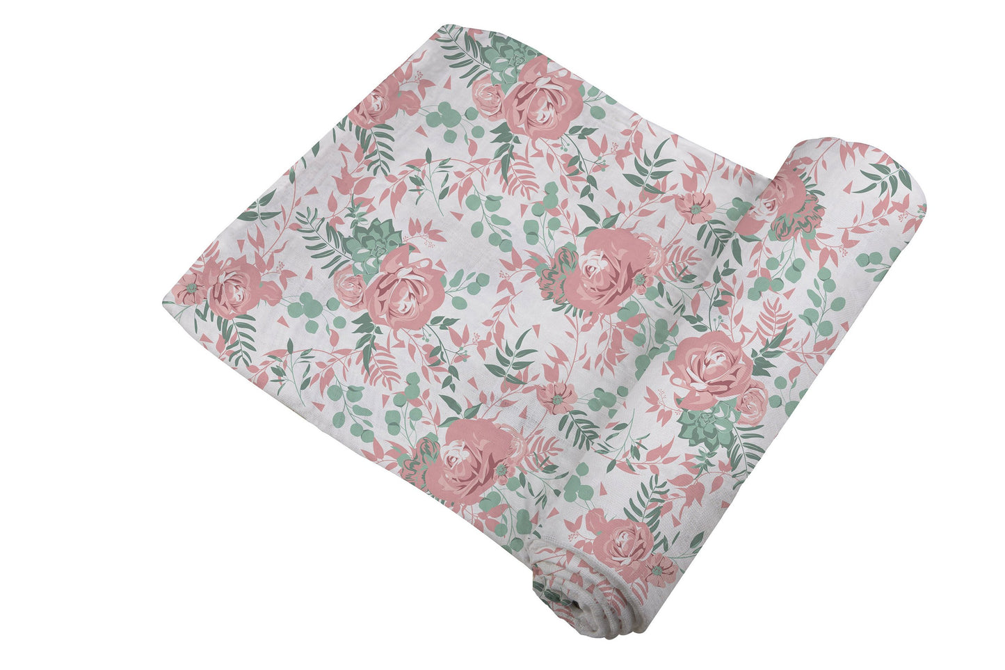 Desert Rose Cotton Muslin Swaddle
