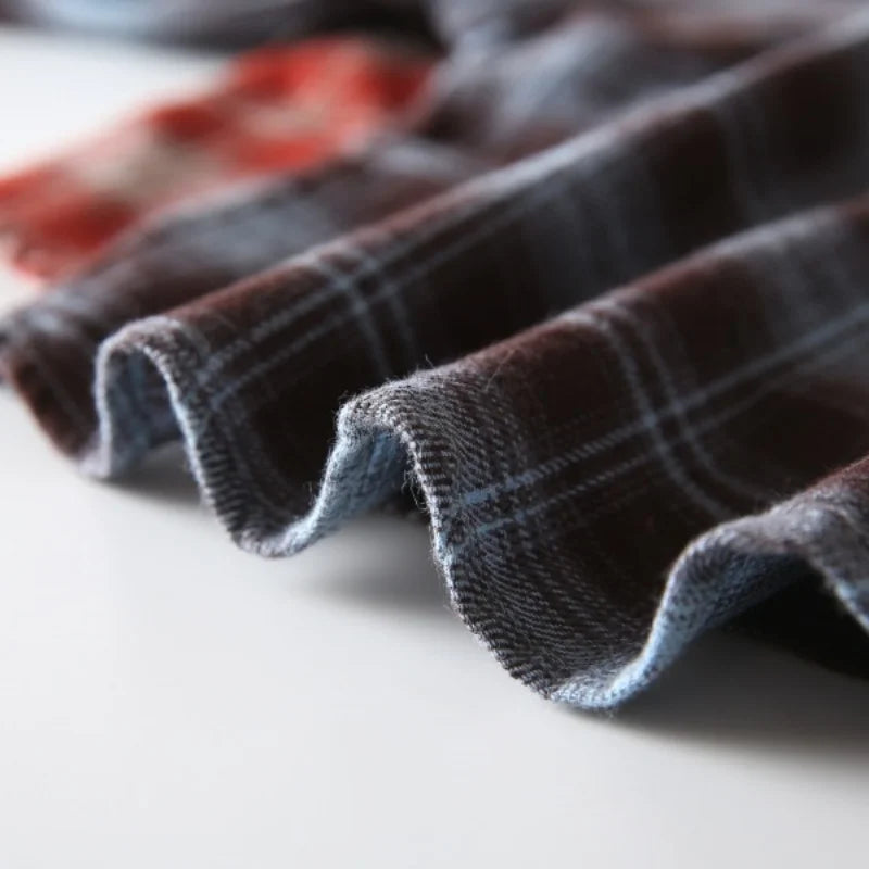 Kids Hooded Plaid Shirt – Long Sleeve Button-Up Jacket