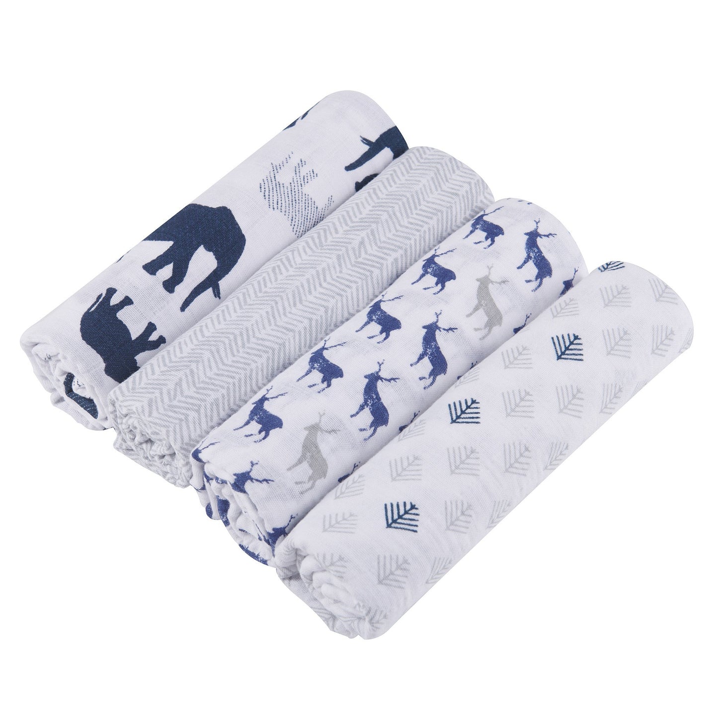 Cotton Muslin Swaddle - In the Wild 4PK