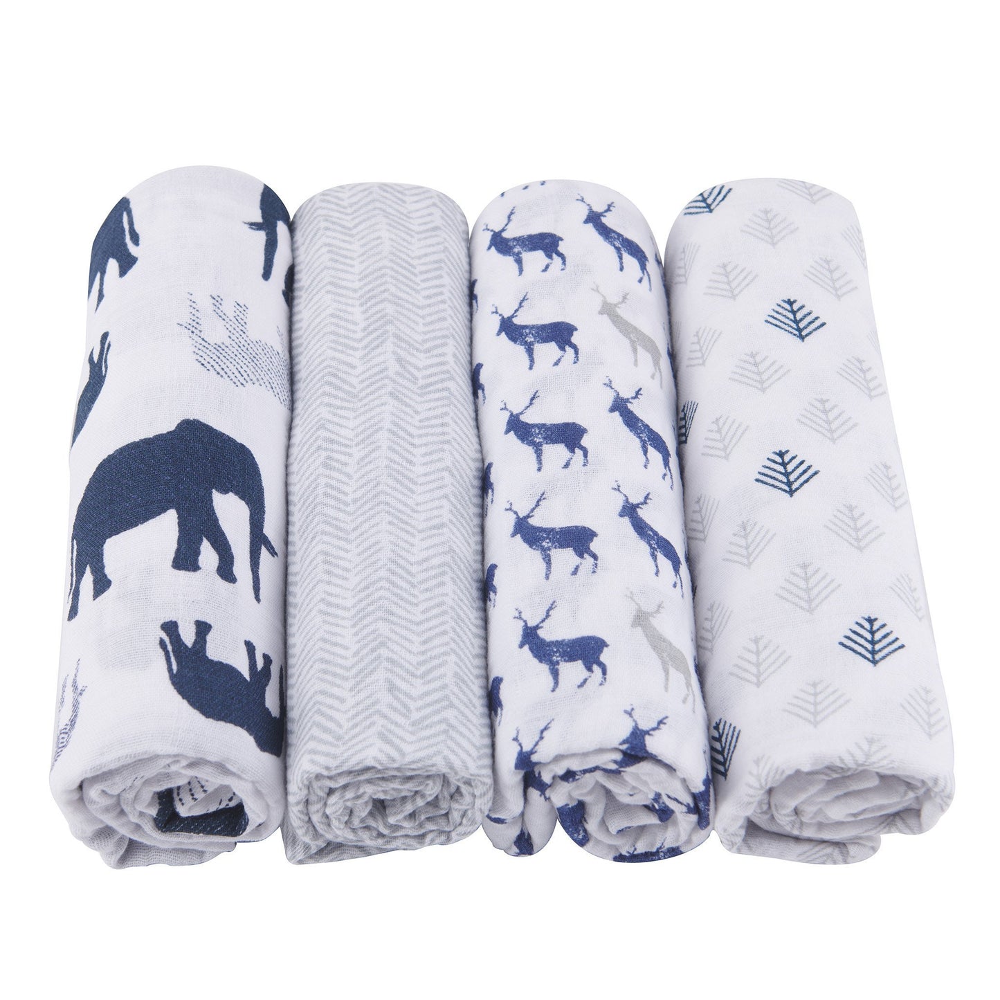 Cotton Muslin Swaddle - In the Wild 4PK