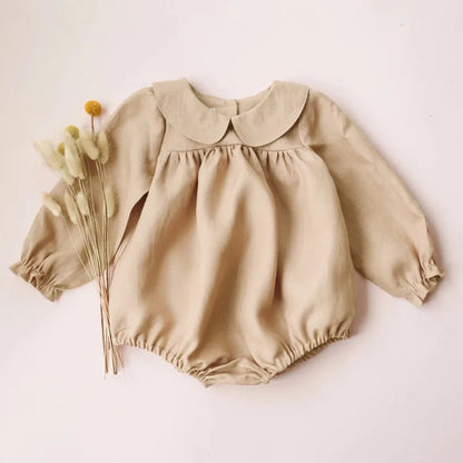 Baby Girl Clothes For 0-2Y Spring Soft Cotton Newborn Baby Girl Long Sleeves Romper Fashion Infant Clothing