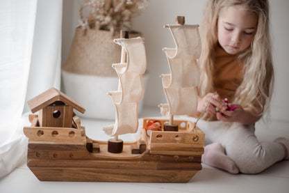 Wooden Play Pirate Ship