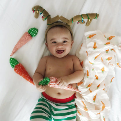 Organic Swaddle Set - First Foods (Avocado + Carrot)