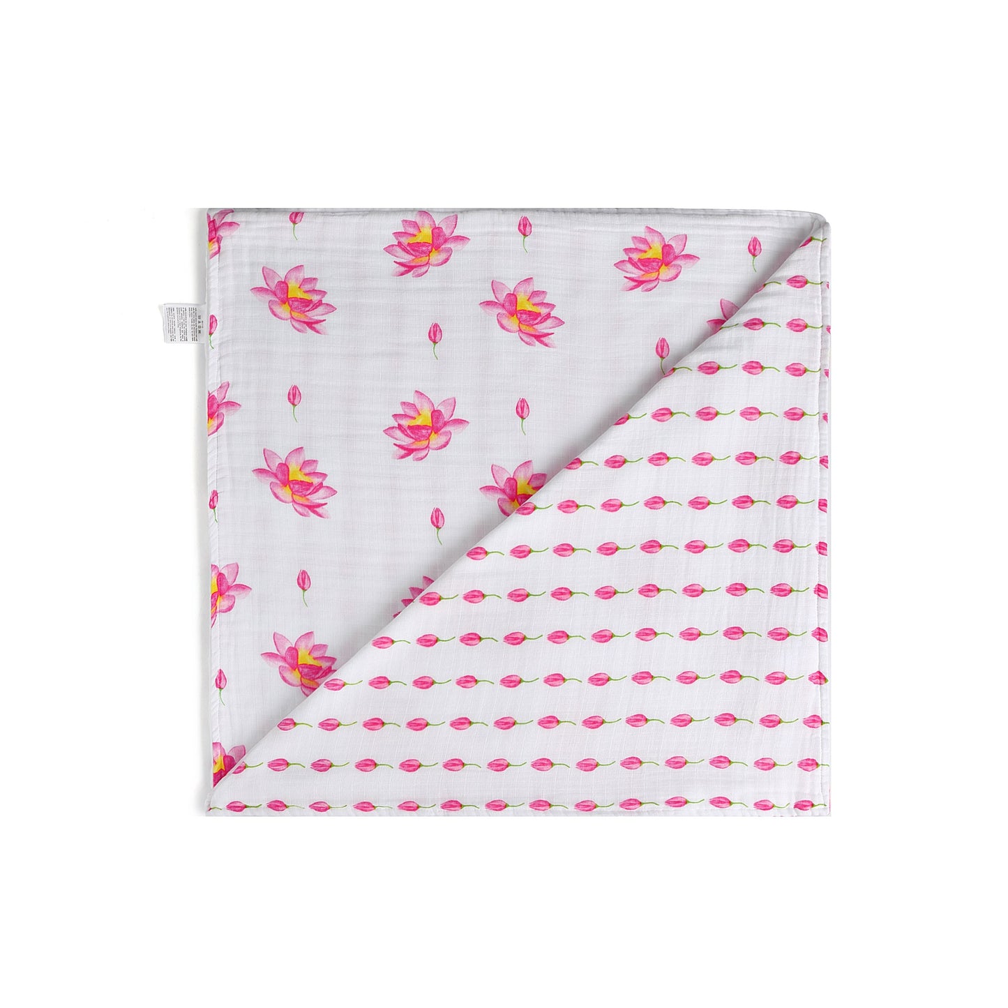 Organic Cotton Muslin Blanket - Lotus