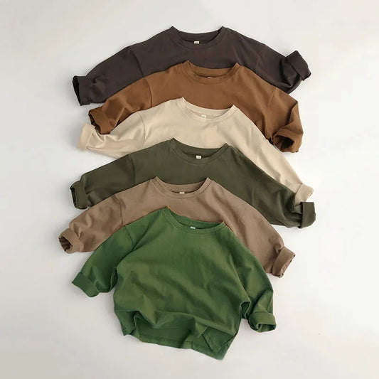 Pure Cotton Long Sleeve T-Shirt