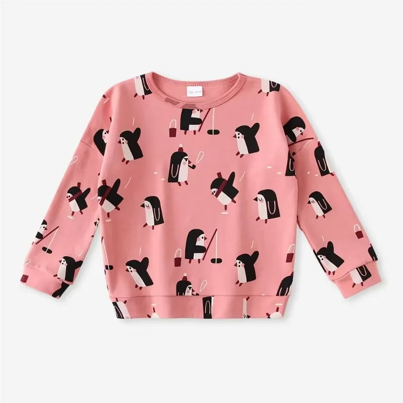 Pattern Kids Cotton Sweatshirt