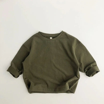 Pure Cotton Long Sleeve T-Shirt