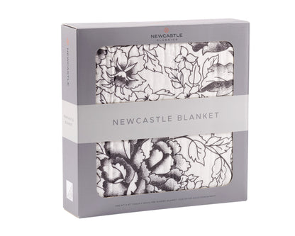 American Rose Newcastle Bamboo Muslin Blanket