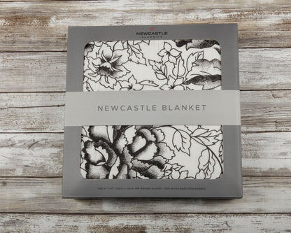 American Rose Newcastle Bamboo Muslin Blanket