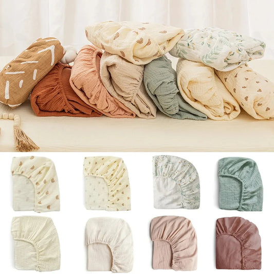 Fitted Crib/Bassinet Sheet & Changing Pad Cover