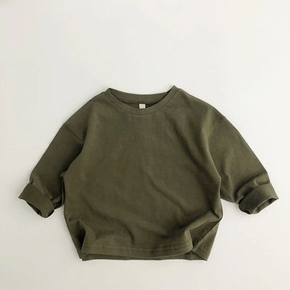 Pure Cotton Long Sleeve T-Shirt