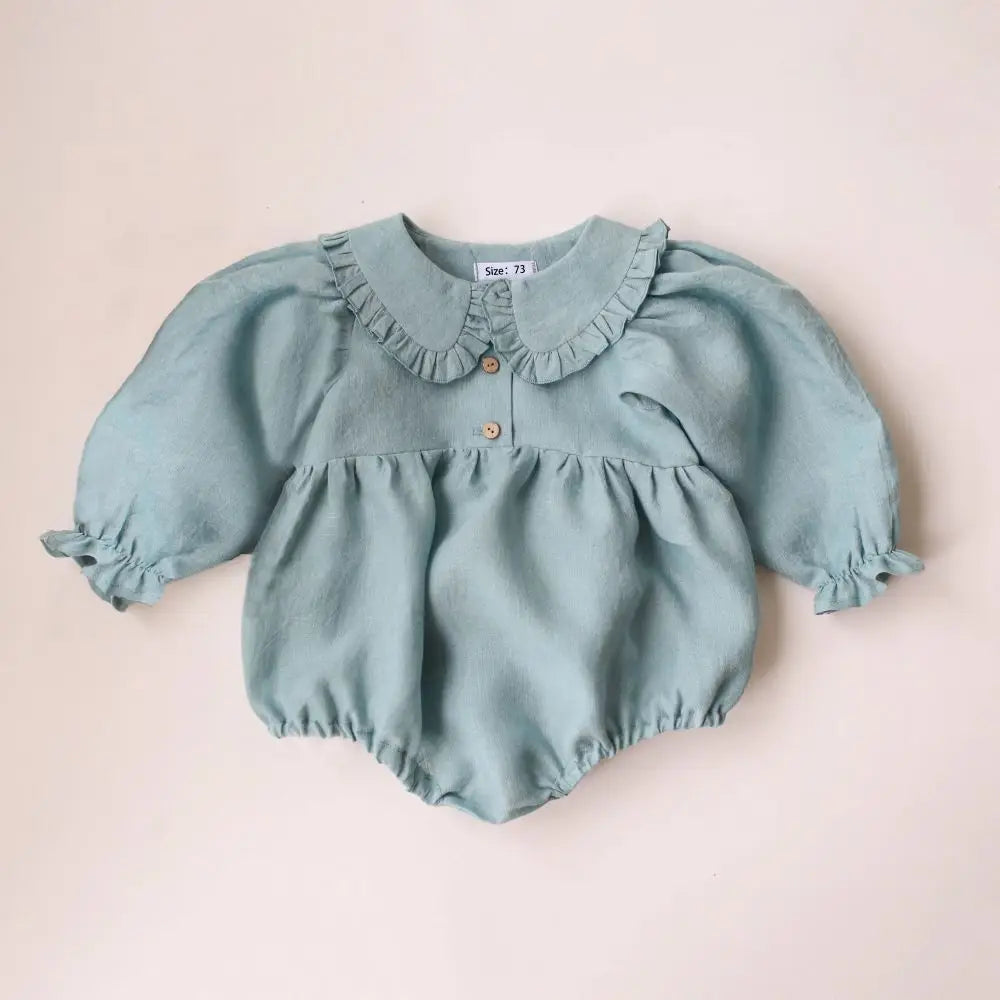 Baby Girl Clothes For 0-2Y Spring Soft Cotton Newborn Baby Girl Long Sleeves Romper Fashion Infant Clothing