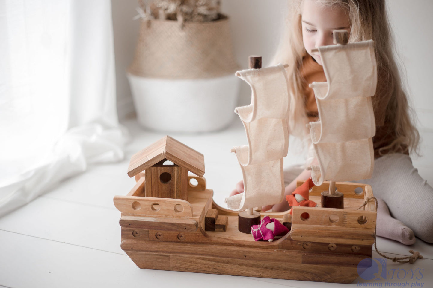 Wooden Play Pirate Ship