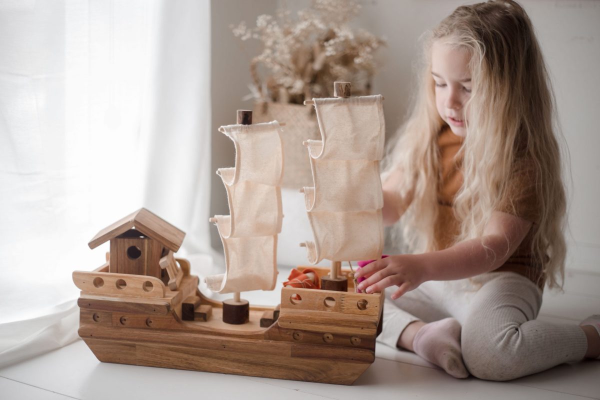 Wooden Play Pirate Ship