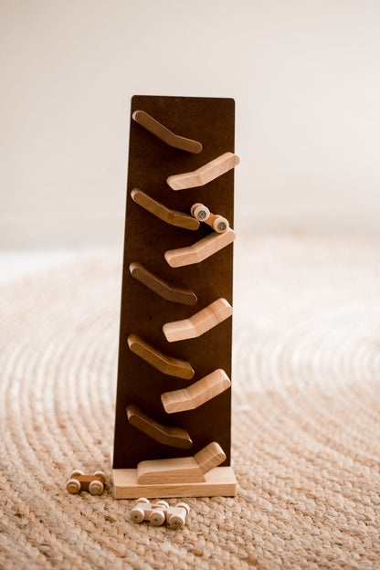 Wooden Zig Zag Racing Cars