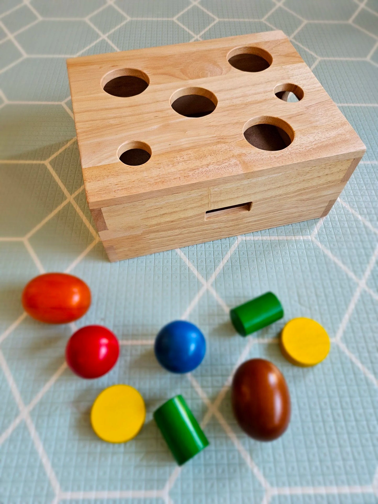 Peek a Boo Wooden Sorting Box