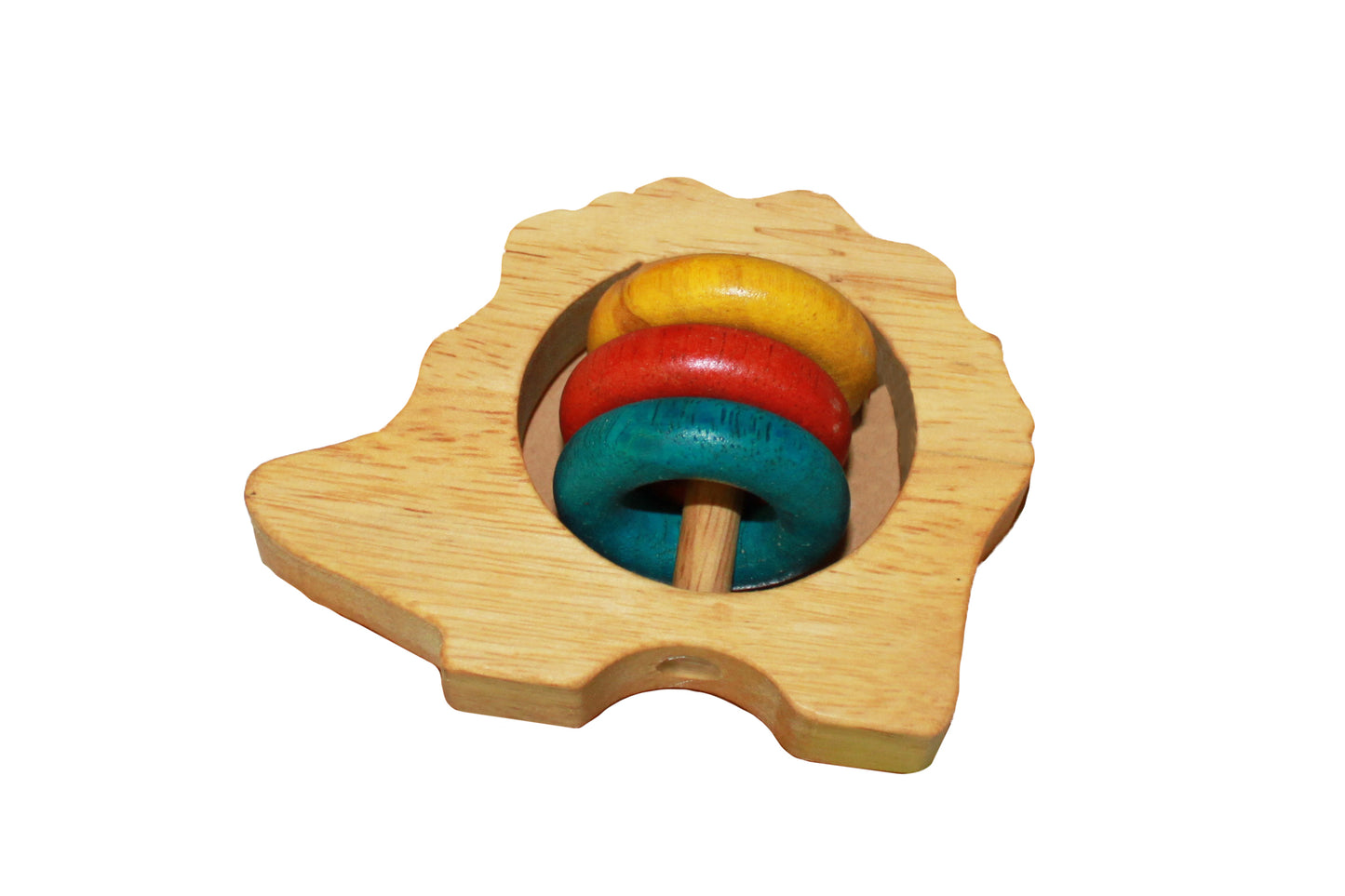 Wooden Echidna Rattle