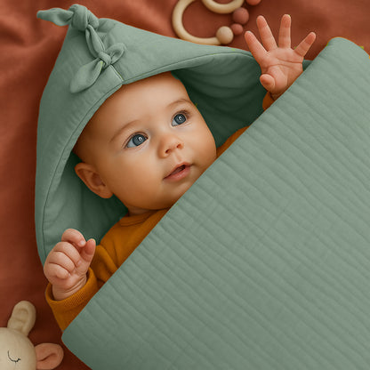 Organic Cotton Bunting Bag - Green