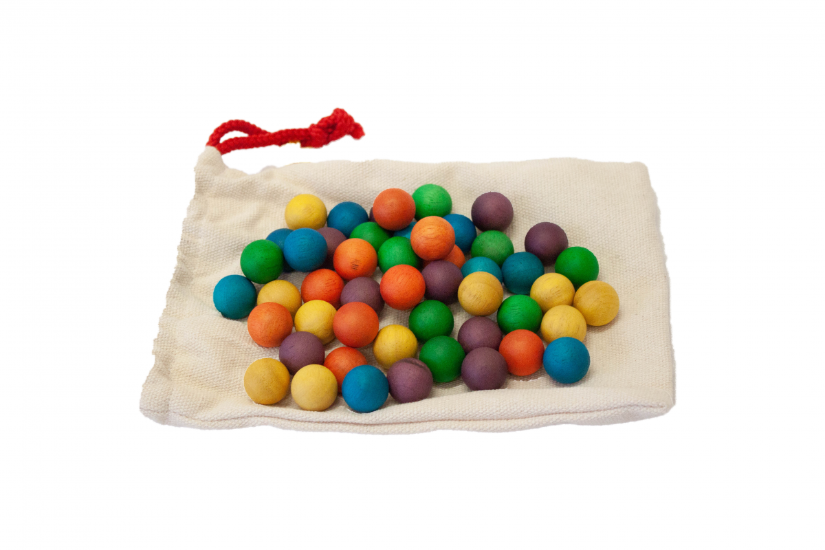 Wooden Ball Set of 50