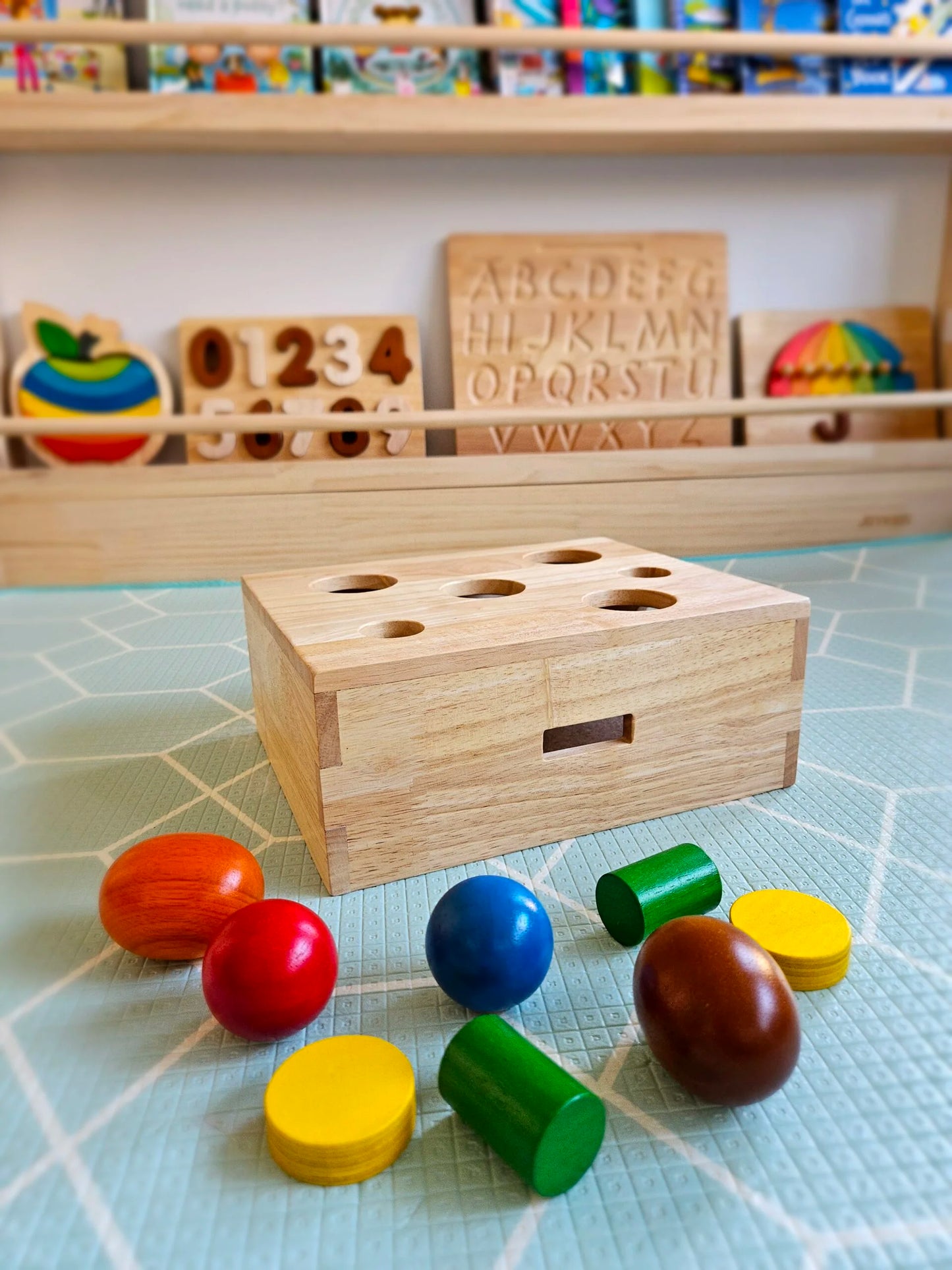 Peek a Boo Wooden Sorting Box