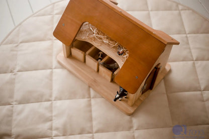 Wooden Play Horse Stable