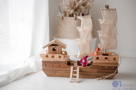 Wooden Play Pirate Ship