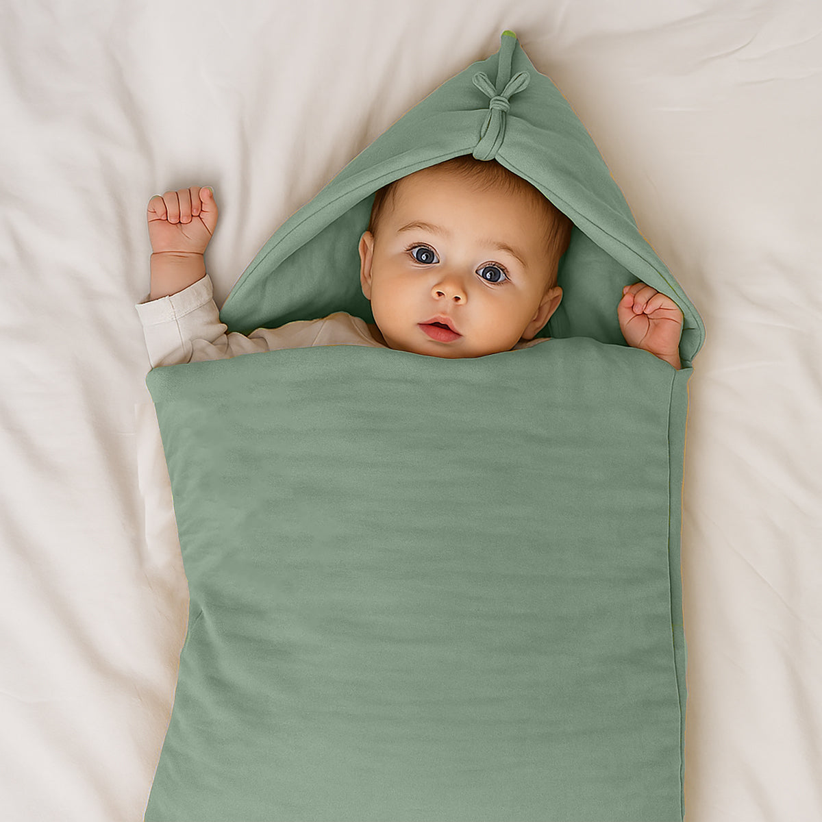 Organic Cotton Bunting Bag - Green