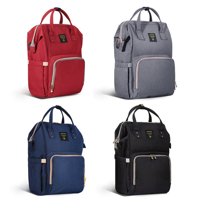 Print Pattern Diaper Bag Backpack