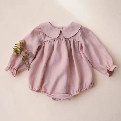 Baby Girl Clothes For 0-2Y Spring Soft Cotton Newborn Baby Girl Long Sleeves Romper Fashion Infant Clothing