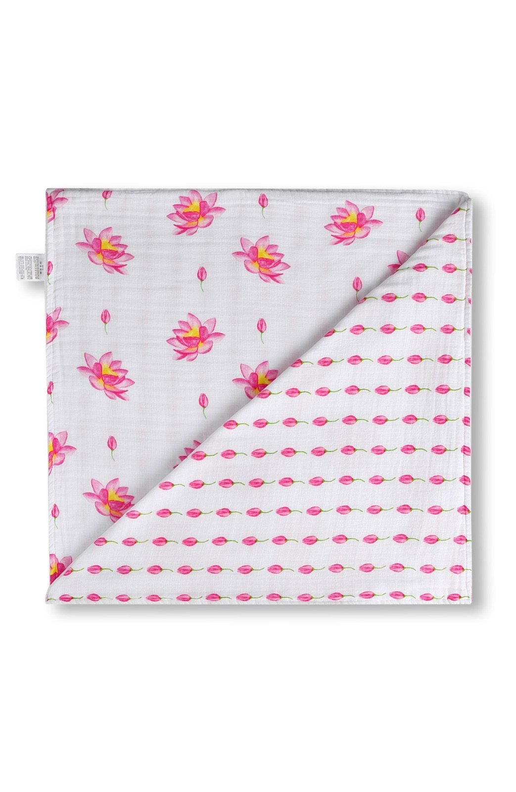Organic Cotton Muslin Blanket - Lotus