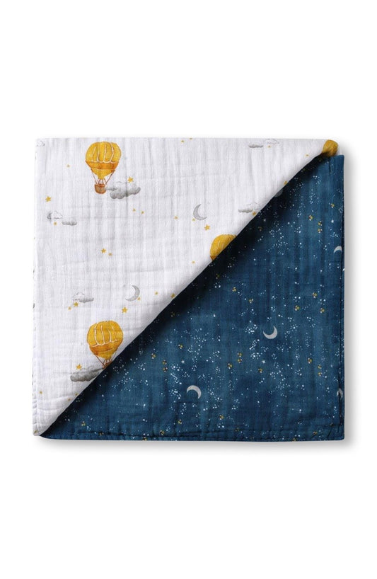 Organic Cotton Muslin Blanket - Mystical Night
