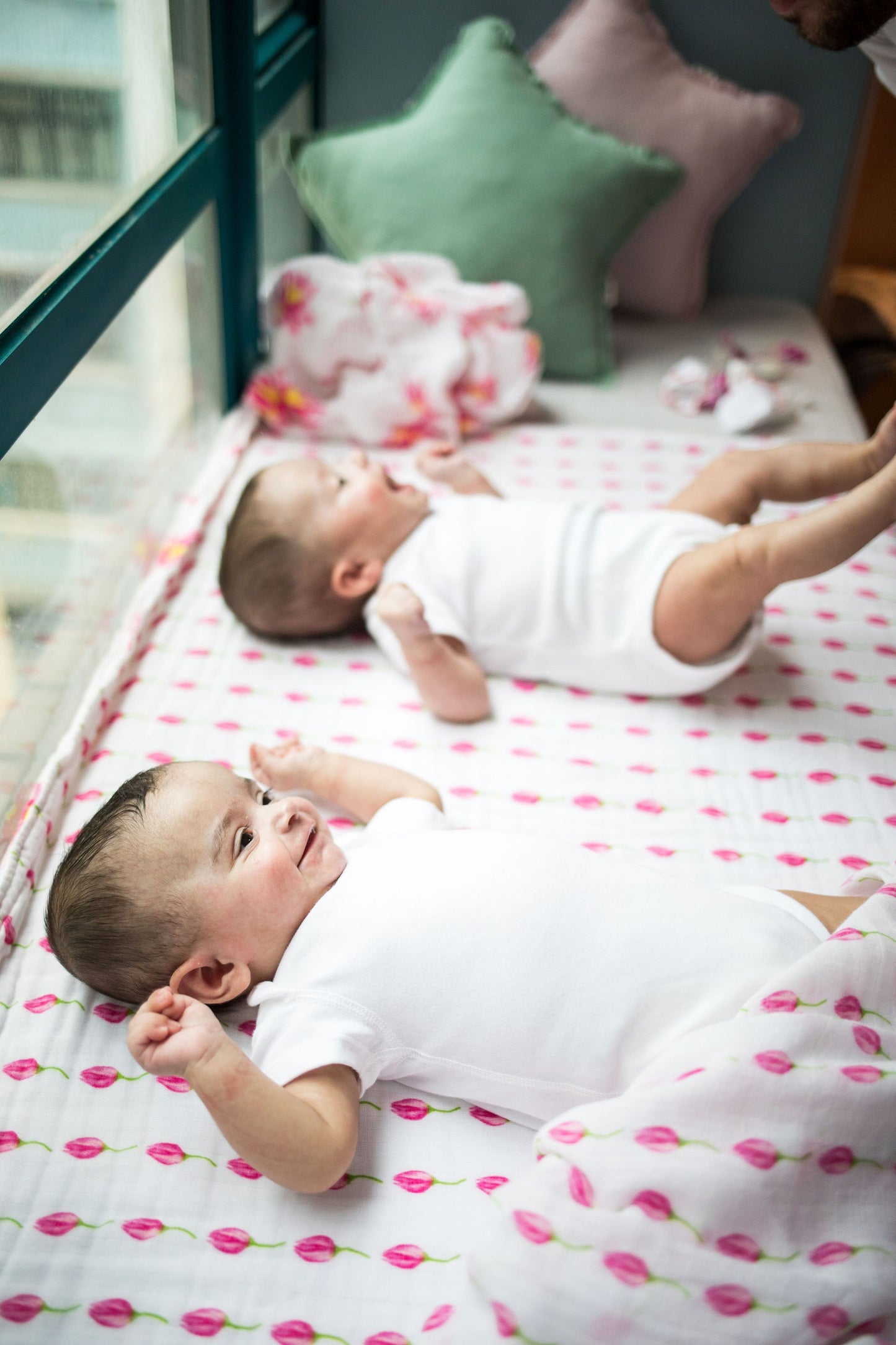 Organic Cotton Muslin Blanket - Lotus