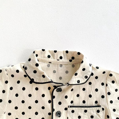 Animal Polka Dot Print Short Romper