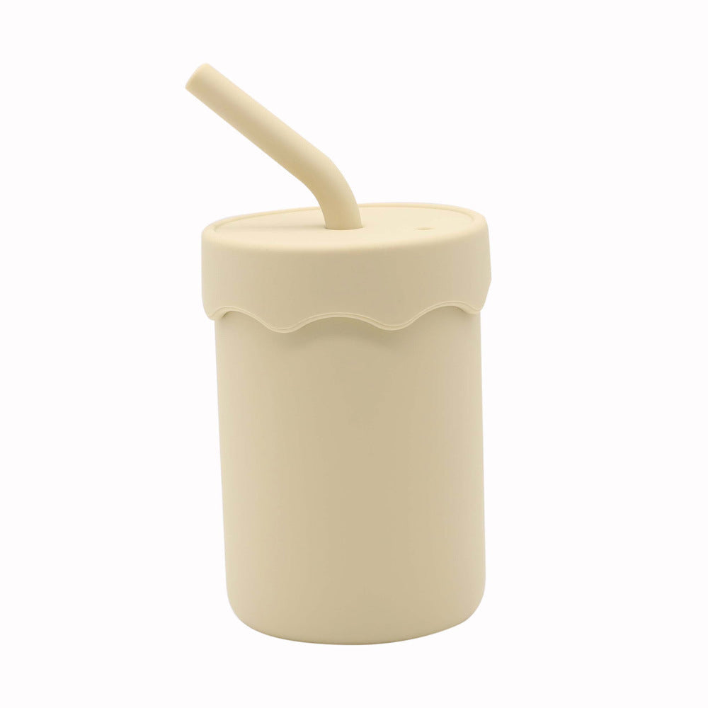 Silicone Straw Water Cup