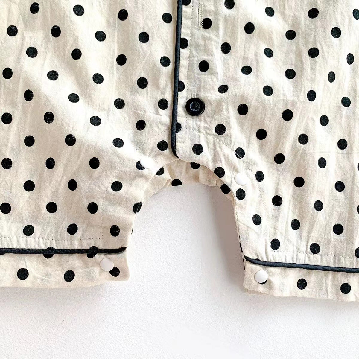 Animal Polka Dot Print Short Romper