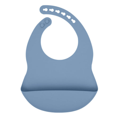 Solid Color Food Grade Silicone Bibs