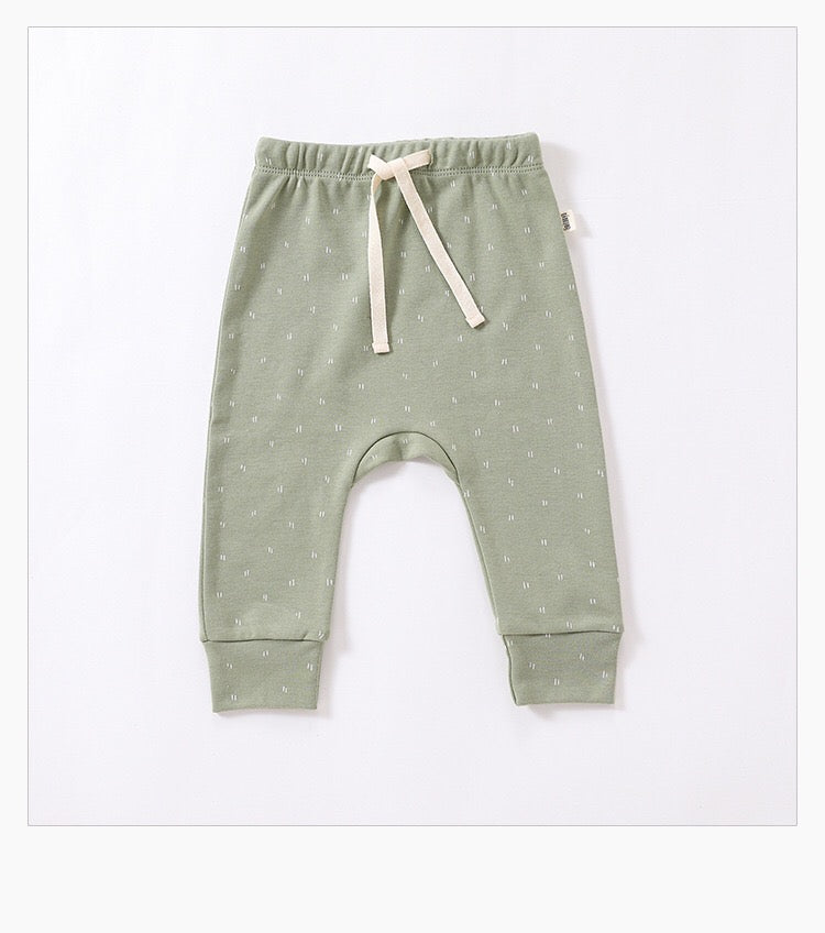 Print Cotton Hoodie and Trousers Set