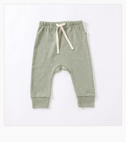 Print Cotton Hoodie and Trousers Set