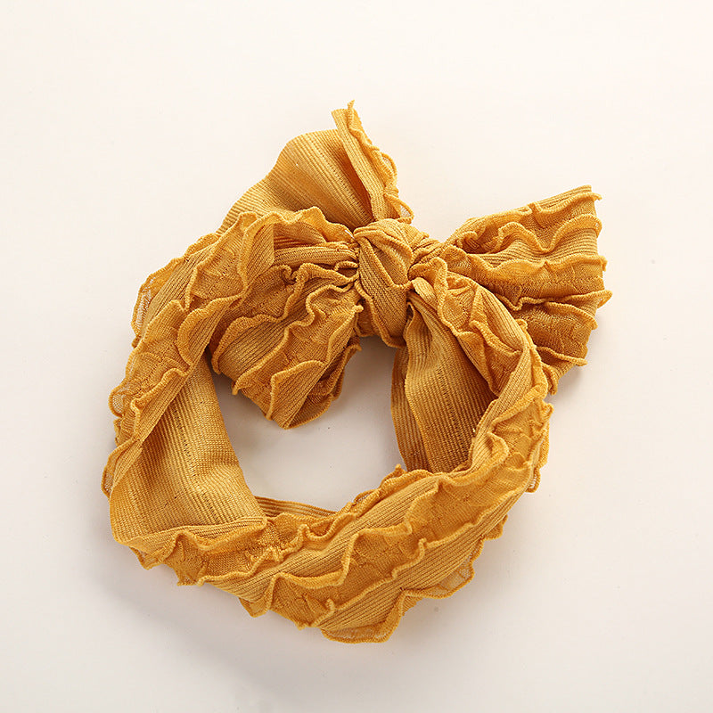 Elastic Handmade Big Bow Headband