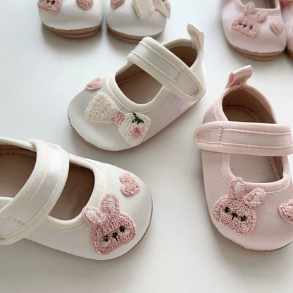 Rabbit and Heart Pattern Shoes