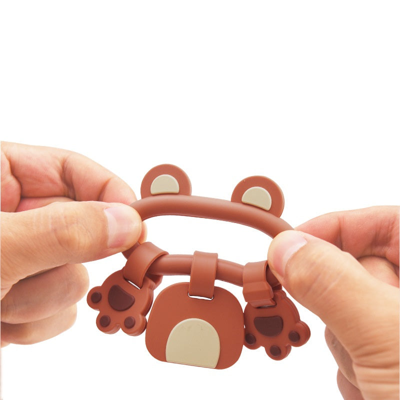 Teddy Bear Silicone Teething Ring