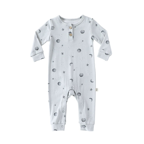 Long Sleeve Animal Pattern Sleep & Play Onesie