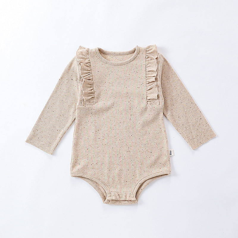 Khaki Long Sleeve Onesie