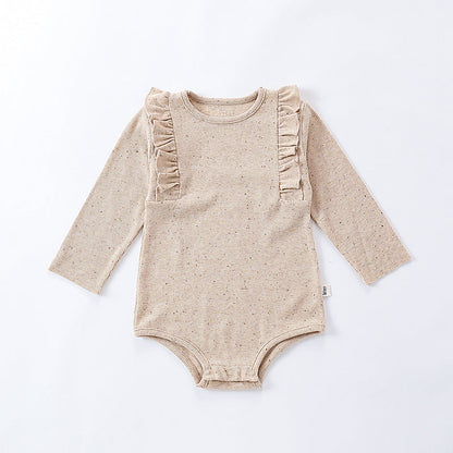 Khaki Long Sleeve Onesie