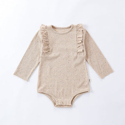 Khaki Long Sleeve Onesie