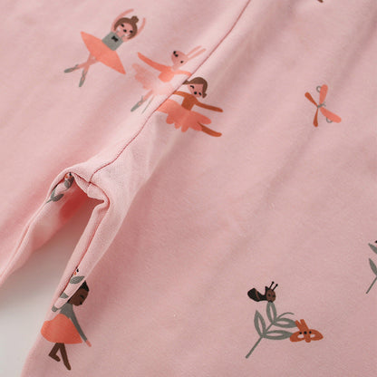 Cartoon Ballet Pattern Pants